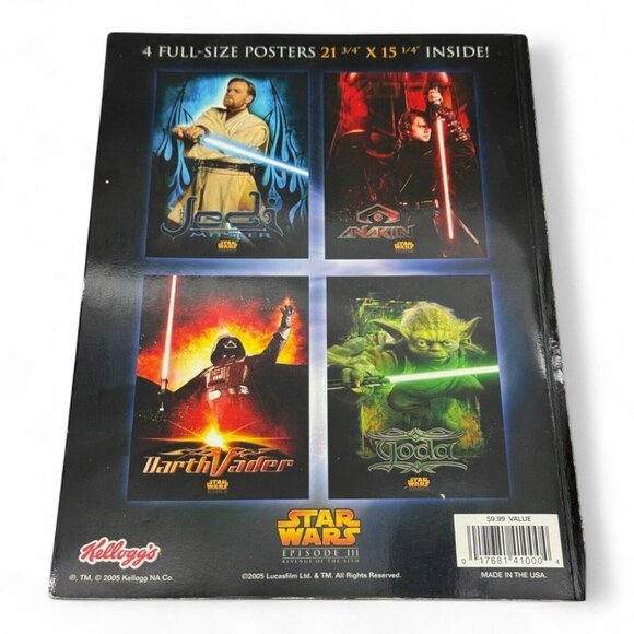 Star Wars Episode III Revenge of the Sith Poster Book 2005 Kellogg’s w/ 4 Full-S - Picture 2 of 6